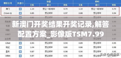 新澳门开奖结果开奖记录,解答配置方案_影像版TSM7.99