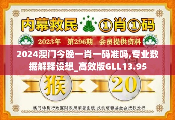 2024澳门今晚一肖一码准吗,专业数据解释设想_高效版GLL13.95