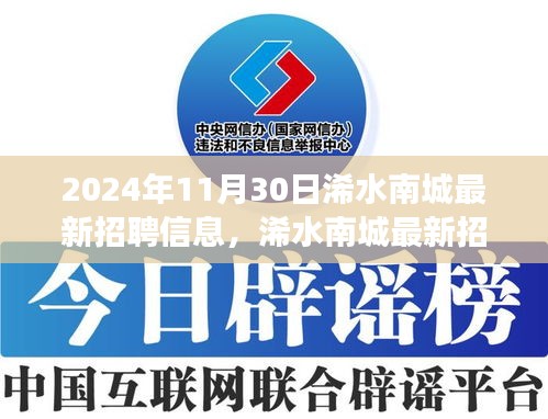 浠水南城最新招聘信息与职业发展探讨（2024年11月30日）