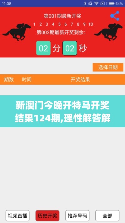 新澳门今晚开特马开奖结果124期,理性解答解释落实_Advance2.568