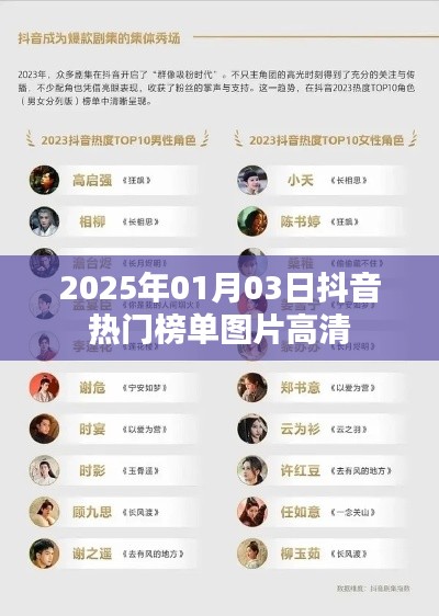 2025年抖音热门榜单图片高清大放送