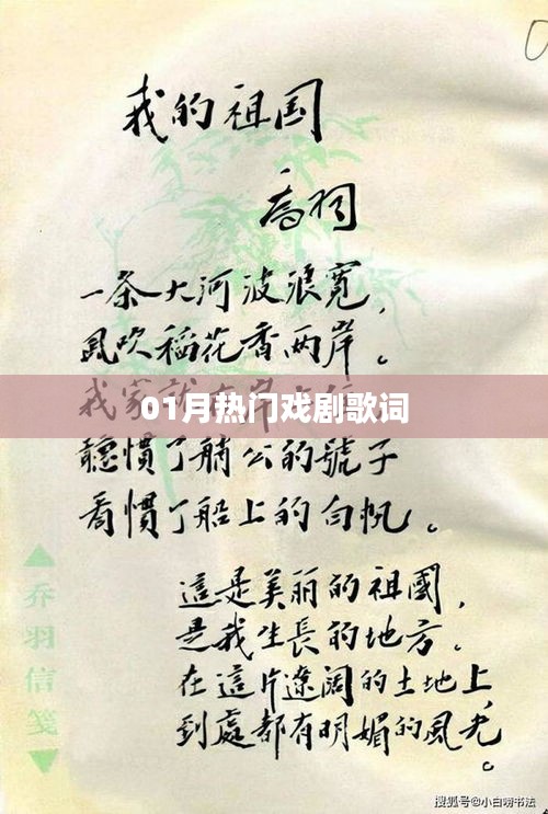 热门戏剧歌词大盘点，一月精选回顾