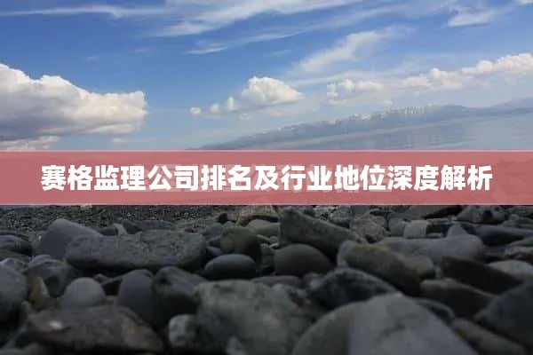 赛格监理公司排名及行业地位深度解析