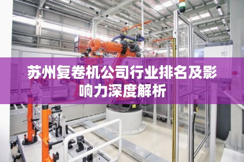 苏州复卷机公司行业排名及影响力深度解析