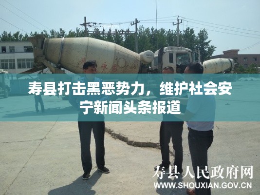 寿县打击黑恶势力，维护社会安宁新闻头条报道