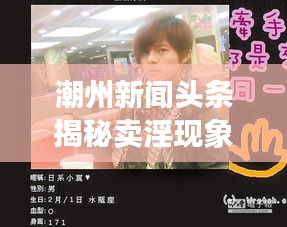 潮州新闻头条揭秘卖淫现象，深度剖析背后的社会问题