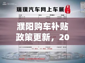 濮阳购车补贴政策更新，2024年最新消息一览